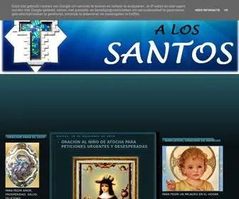 Oracionesalossantos.com(ORACIONES A LOS SANTOS) Screenshot