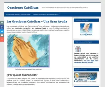 Oracionescatolicas.com.mx(Las Oraciones Catolicas) Screenshot