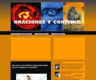 Oracionesconjuros.com(ORACIONES Y CONJUROS) Screenshot