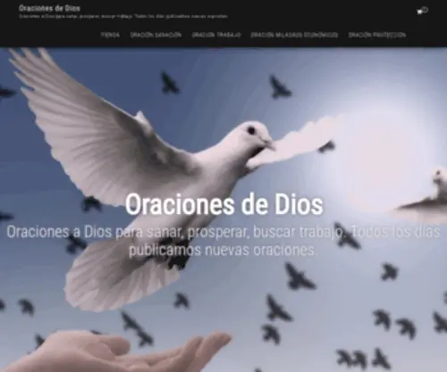 Oracionesdedios.org(Oracionesdedios) Screenshot