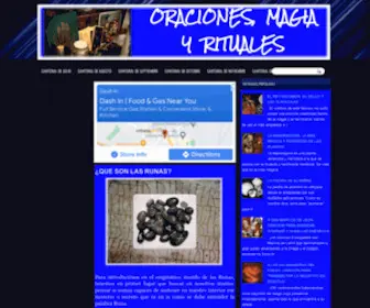 Oracionesmagiayrituales.com(ORACIONES, MAGIA Y RITUALES) Screenshot