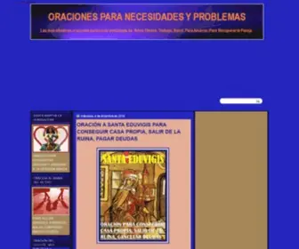 Oracionesparanecesidades.com(ORACIONES PARA NECESIDADES Y PROBLEMAS) Screenshot