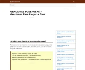 Oracionespoderosas.net(Oracionespoderosas) Screenshot