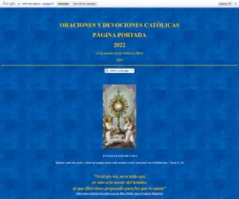 Oracionesydevocionescatolicas.com(ORACIONES Y DEVOCIONES CATOLICAS) Screenshot