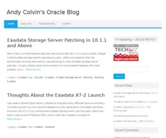 Oracle-Ninja.com(Andy Colvin's Oracle Blog) Screenshot