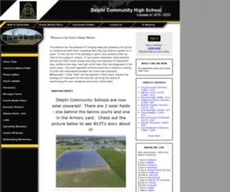 Oraclealums.com(Delphi Community High School Classes of) Screenshot