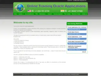 Oracleappsonlinetraining.com(Online Training Oracle Applications) Screenshot