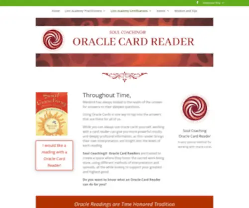 Oraclecardreader.com(Coaching®) Screenshot
