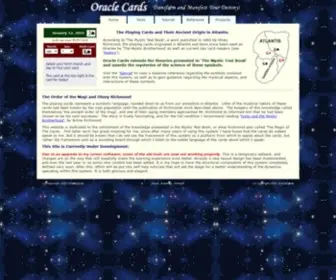 Oraclecards.com(Playing Cards) Screenshot