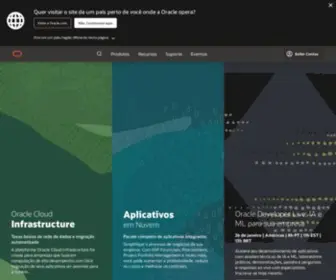Oracle.com.br(Oracle Brasil) Screenshot