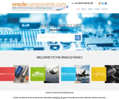 Oraclecomponents.com(Oracle Components) Screenshot