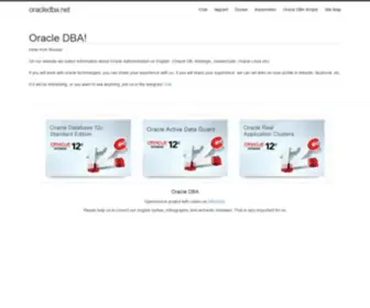 Oracledba.net(Oracle DBA) Screenshot