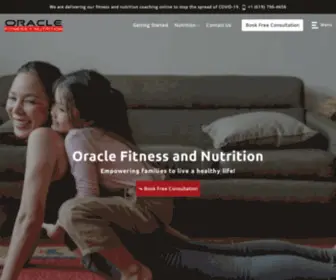 Oraclefitnessandnutrition.com(Gym/Physical Fitness Center in Chula Vista) Screenshot