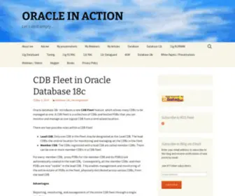Oracleinaction.com(ORACLE IN ACTION) Screenshot