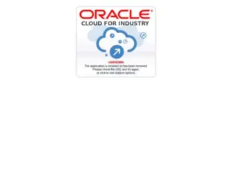 Oracleindustry.com(UNKNOWN) Screenshot
