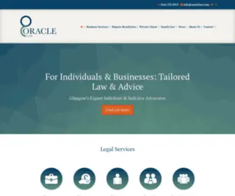 Oraclelaw.com(Oracle Law) Screenshot