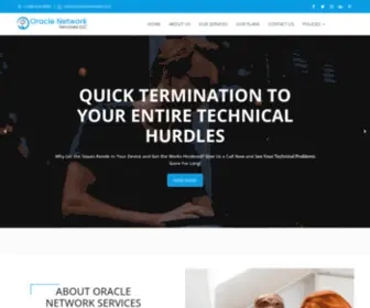 Oraclenetworkllc.com(Quick resolution to your technical troubles) Screenshot