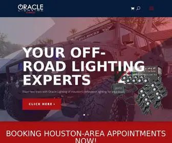 Oracletx.com(Oracle Lighting of Houston) Screenshot