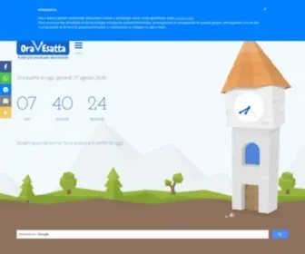 Oraesatta.info(Aggiorna orario esatto) Screenshot