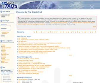 Orafaq.net(The Oracle FAQ) Screenshot