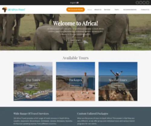 Orafricatravel.co.za(Orafricatravel) Screenshot