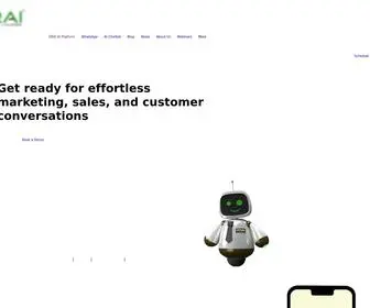 Orai-Robotics.com(AI-Powered Modern Business Conversational Platform) Screenshot