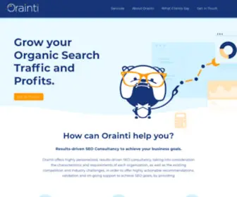 Orainti.com(Strategical & International SEO Consultancy) Screenshot