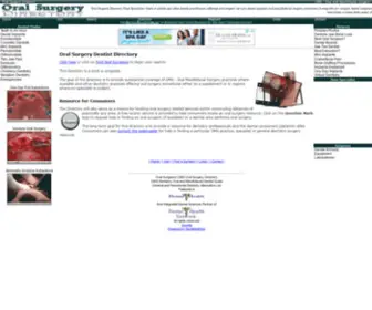 Oral--Surgeons.com(Oral Surgeon Directory Find Maxillofacial Oral Surgery Doctors Dentists Dental Specialist) Screenshot