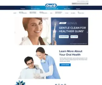 Oralb.com.au(Oral-B Australia) Screenshot