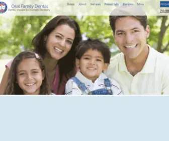 Oralfamilydental.com(Oral Family Dental) Screenshot