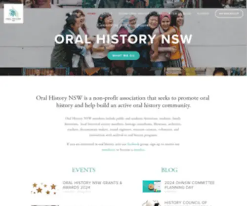 Oralhistorynsw.org.au(ORAL HISTORY NSW) Screenshot