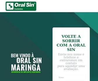 Oralsinmaringa.com.br(Oral Sin Maringá) Screenshot