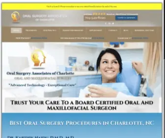 Oralsurgeryassociatescharlotte.com(Best Charlotte Oral & Maxillofacial Surgeons) Screenshot