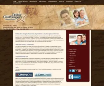 Oralsurgerydfw.com(Dallas Oral Surgery Associates) Screenshot