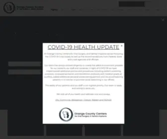 Oralsurgeryteam.com(Orange County Centers for Oral Surgery and Dental Implants) Screenshot