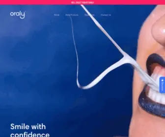 Oraly.co(Teeth Cleaning and Whitening Products delivered to your door) Screenshot