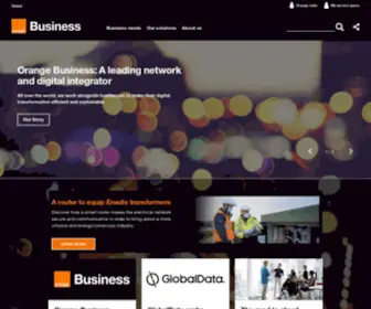 Orange-Business.ru(Your partner for digital transformation) Screenshot