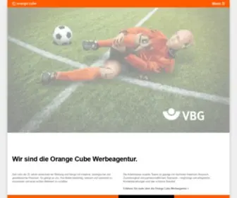 Orange-Cube.de(Orange Cube Werbeagentur) Screenshot