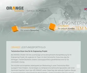 Orange-Engineering.de(ORANGE Engineering) Screenshot