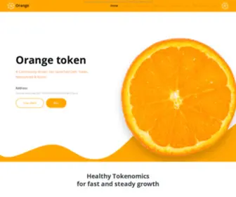 Orange-Token.website(Orange Token website) Screenshot