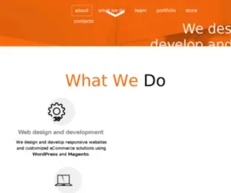 Orange35.com(Custom eCommerce Development and Magento Extensions) Screenshot