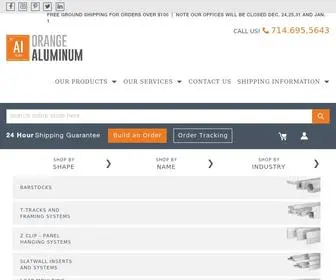 Orangealuminum.com(Orange Aluminum) Screenshot