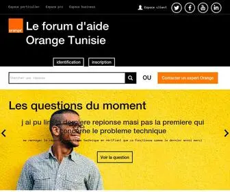 Orangeassistance.tn(Orange assistance) Screenshot