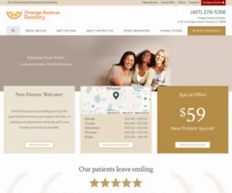 Orangeavenuedentist.com(Orange Avenue Dentistry) Screenshot