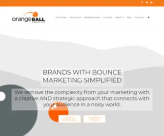 Orangeballcreative.com(A full) Screenshot