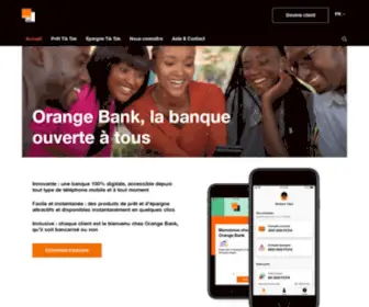 Orangebank.ci(Orange Bank) Screenshot