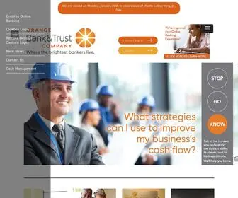 Orangebanktrust.com(Orange Bank & Trust Company) Screenshot
