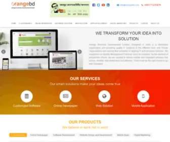 Orangebd.com(A leading software company) Screenshot