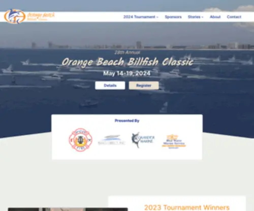 Orangebeachbillfishclassic.com(Orange Beach Billfish Classic) Screenshot