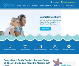 Orangebeachfamilydentistry.com(Orange Beach Family Dentistry Provides State) Screenshot